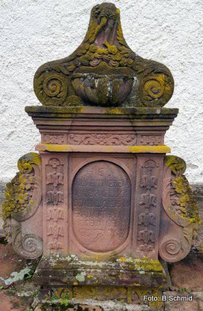 1648 Grabstein Ehepaarglück Dorfkirche