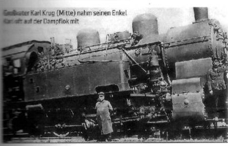 Eisenbahn Lokfuehrer Krug Dampflok